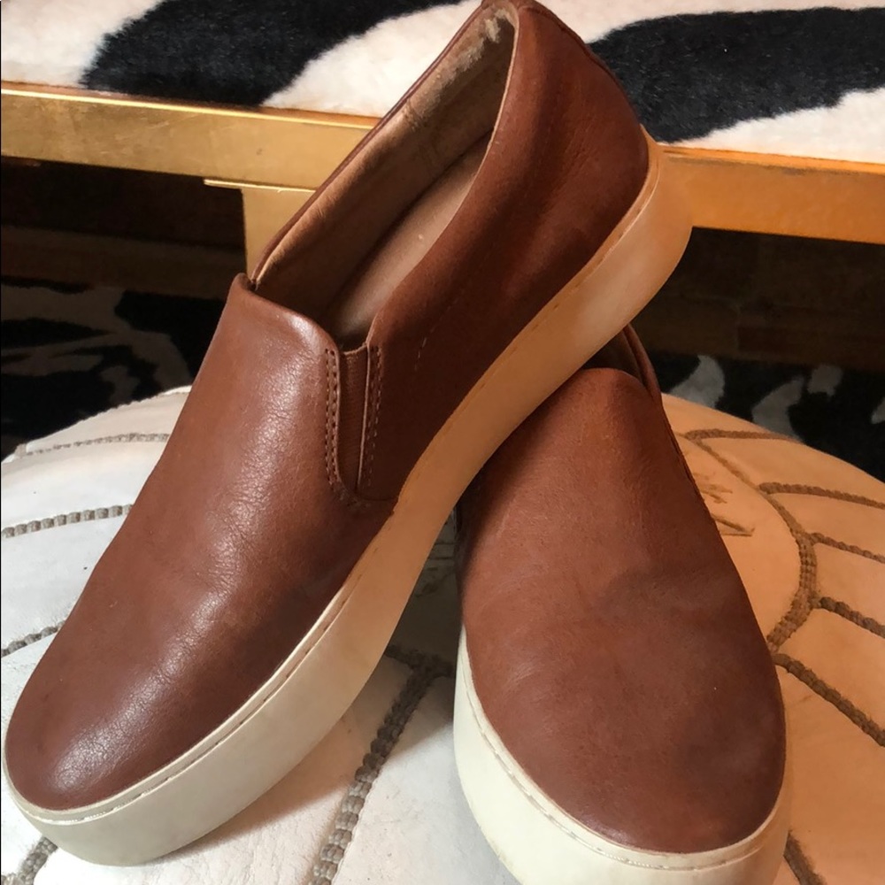 Frye cognac Leather slipon